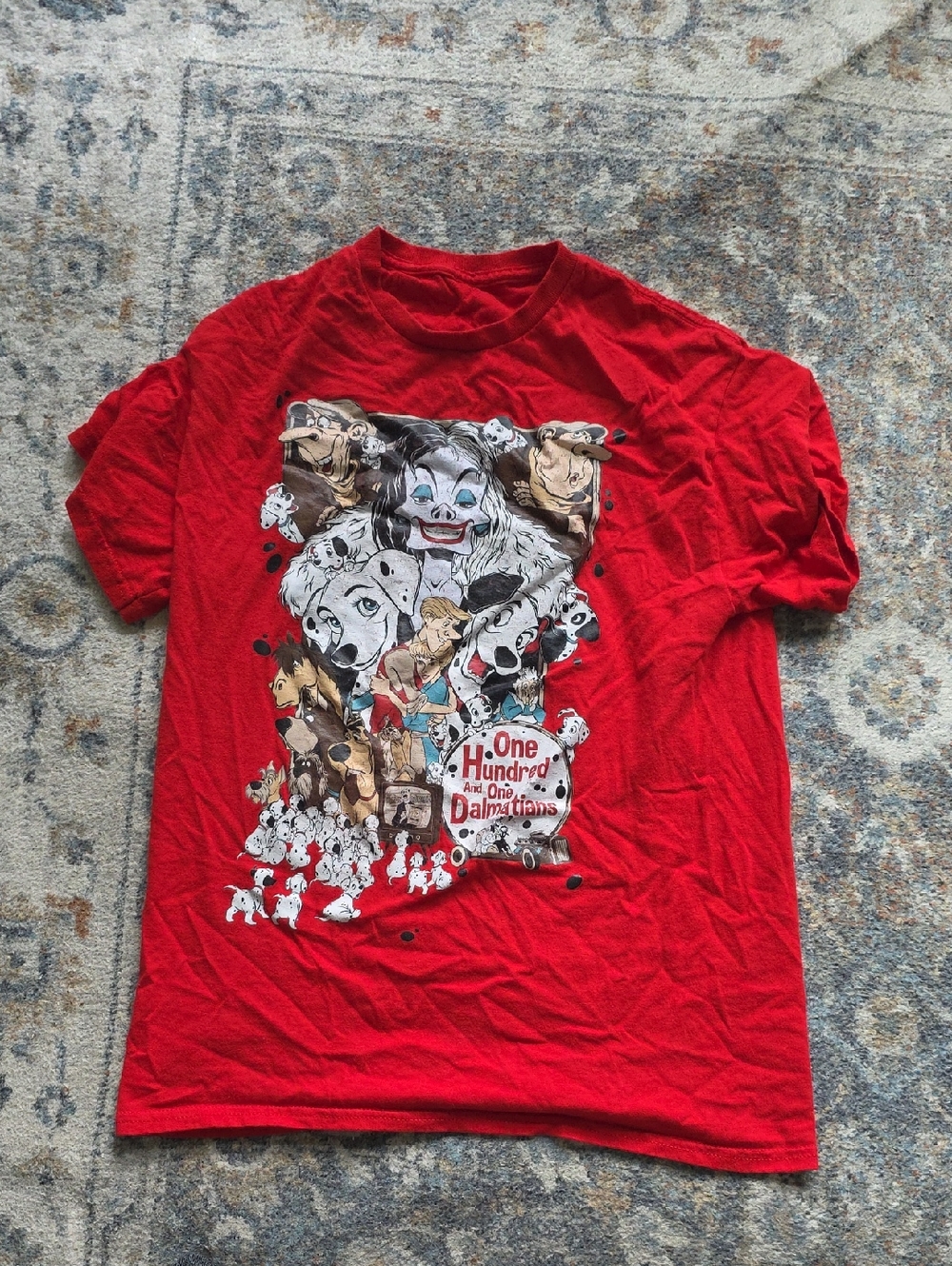 Disney Red 101 Dalmatians Short Sleeve Tee